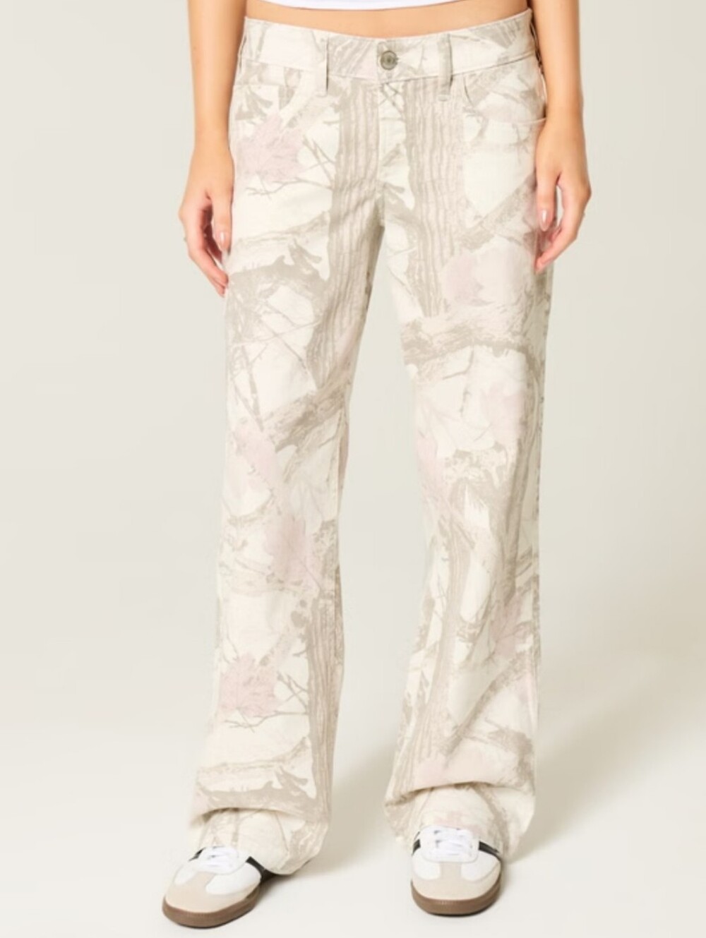 NWT Hollister Low-Rise Camo Baggy Jeans